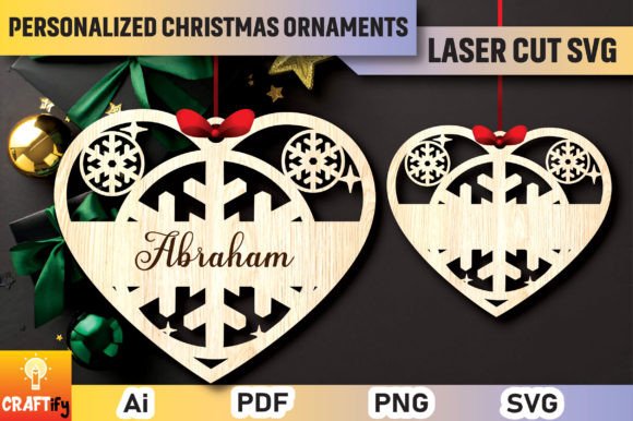 Download Personalized Christmas Ornaments SVG - Ornaments Collection
