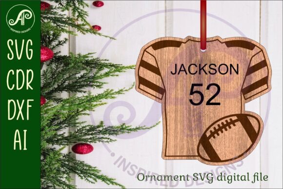 Download American Football Shirt Christmas Decor - Decor Collection