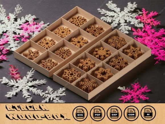 Download Snowflake Christmas Decor Bundle - Laser - Decor Collection