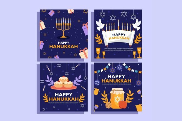 Download Social Media Post Hanukkah Festivity - Festivity Collection