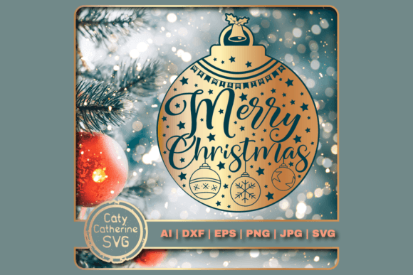 Download We Wish You a Merry Christmas Bauble SVG - Christmas bauble svg Collection