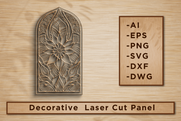 Download Decorative Laser Cut Panel SVG - Decor Collection