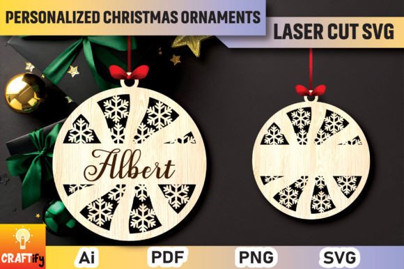 Download Personalized Christmas Ornaments SVG - Ornaments Collection