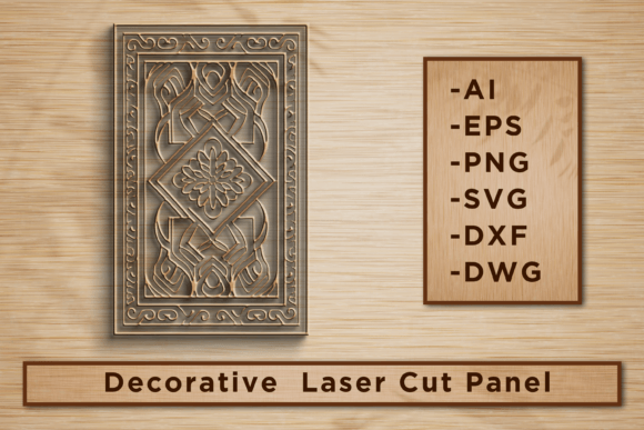 Download Decorative Laser Cut Panel SVG - Decor Collection