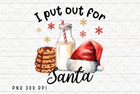 Download I Put out for Santa Retro Christmas PNG - Retro christmas png Collection