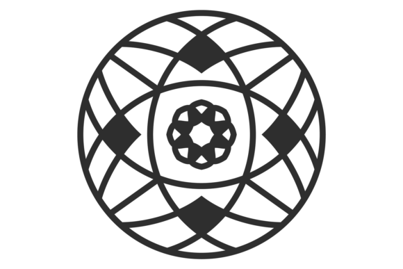 Download Decorative Round Ornament in Vintage Chi - Decor Collection