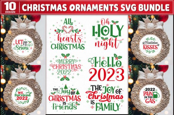 Download Christmas Ornaments SVG Bundle - Ornaments Collection