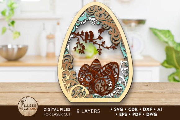 Download Easter Decoration, Multilayer Cut Files - Decor Collection