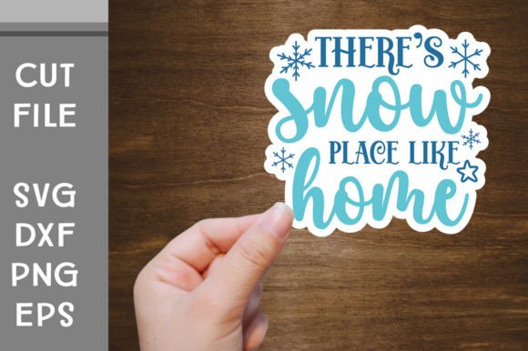 Download Winter Sticker SVG Cut File - Premium Resources