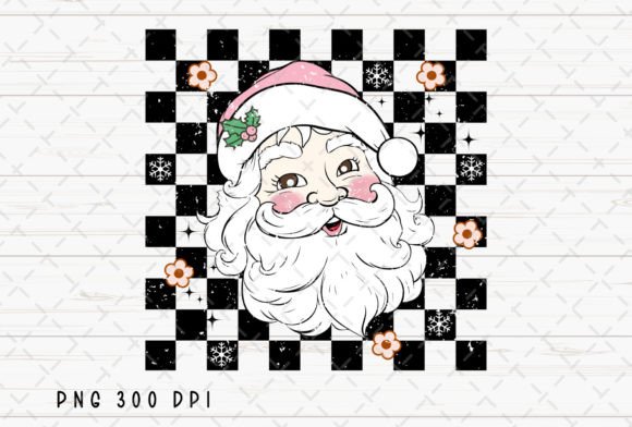 Download Santa Claus Retro Christmas PNG - Retro christmas png Collection