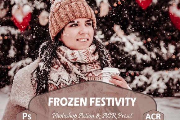 Download 10 Frozen Festivity Photoshop Actions - Festivity Collection