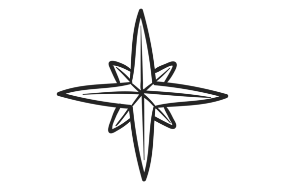 Download Christmas Star Doodle. Holiday Decoratio - Decor Collection