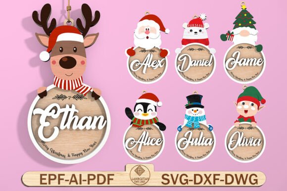 Download Personalized Christmas Ornaments Svg - Ornaments Collection