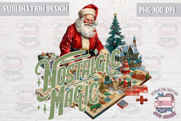 Download Retro Christmas PNG Sublimation Magic - Retro christmas png Collection