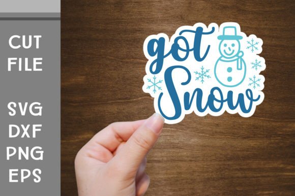 Download Winter Sticker SVG Cut File - Premium Resources